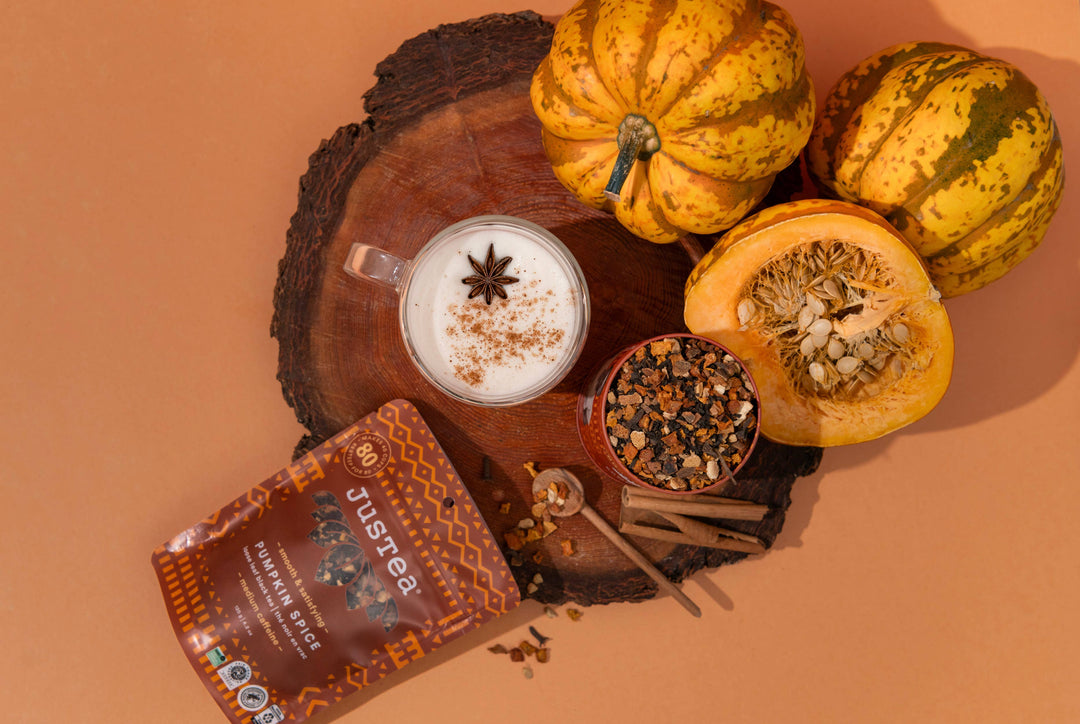 PUMPKIN SPICE Stand-up Pouch -Organic, Fair-Trade, Black Tea