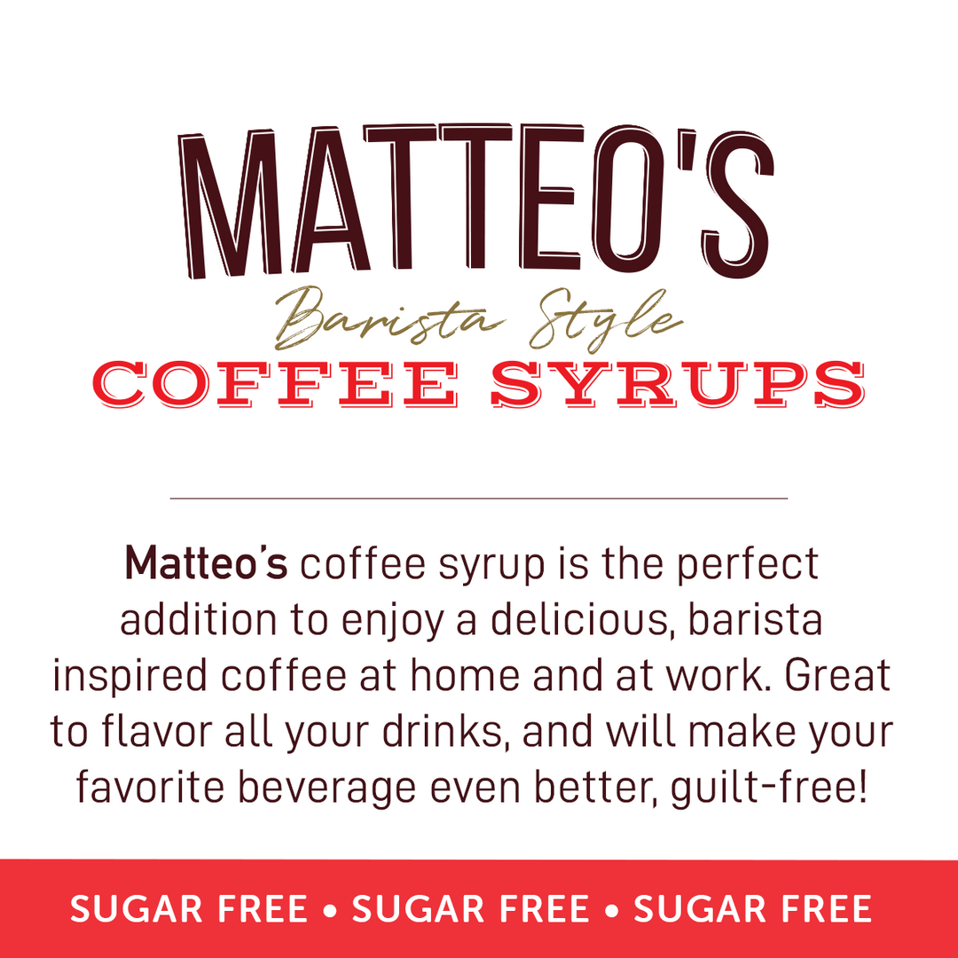 Matteo's - Sugar Free Coffee Syrup - Vanilla