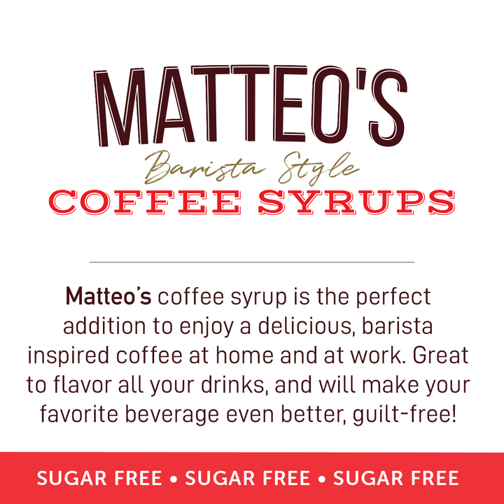 Matteo's - Sugar Free Coffee Syrup - Vanilla