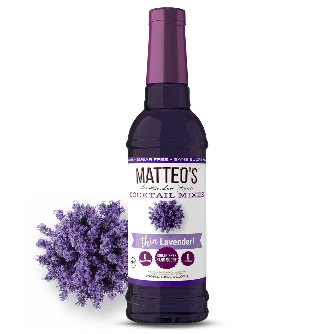 Matteo's - Sugar Free Cocktail Mixes - Lavender