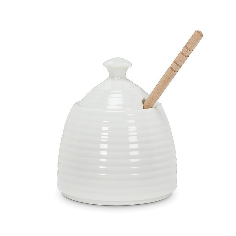 Abbott Collection - Beehive Honey Pot with Dauber
