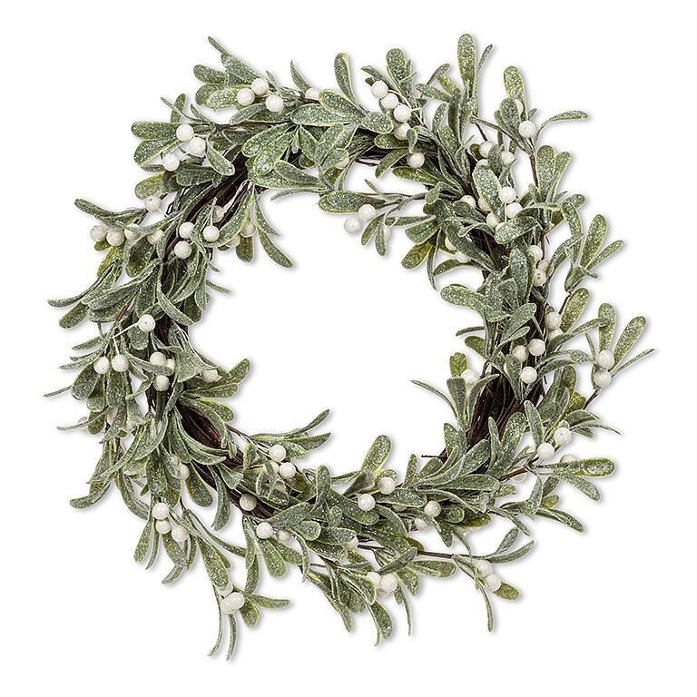 Abbott Collection - Frost Mistletoe Wreath