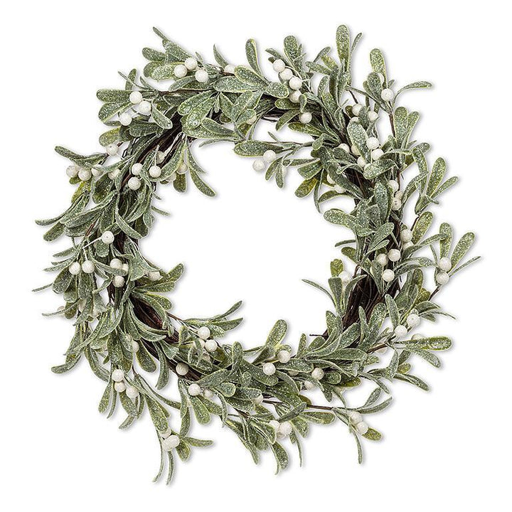 Abbott Collection - Frost Mistletoe Wreath