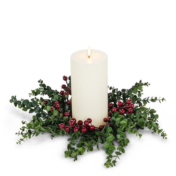Abbott Collection - Eucalyptus & Berries Candle Ring