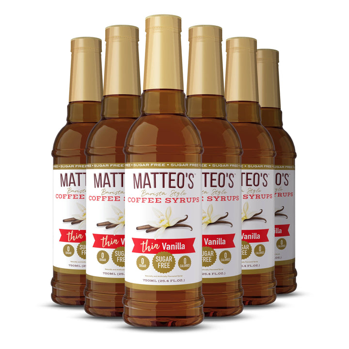 Matteo's - Sugar Free Coffee Syrup - Vanilla