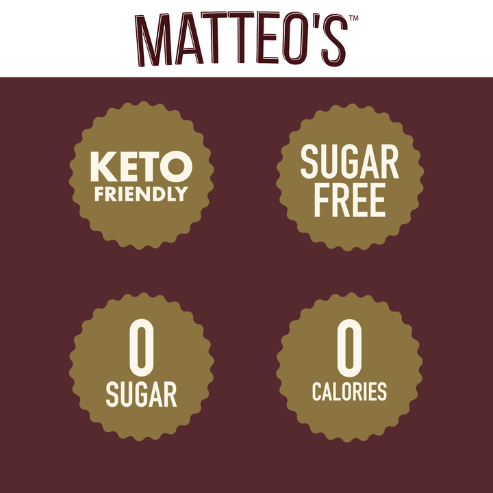 Matteo's - Sugar Free Coffee Syrup - Vanilla
