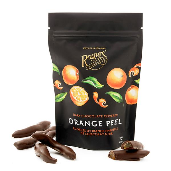 Rogers' Chocolates - Dark Chocolate Orange Peels
