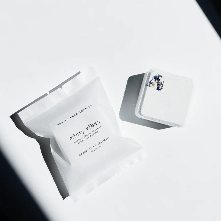 Rustic Shea Soap Company - Menthol Shower Steamers (50g)