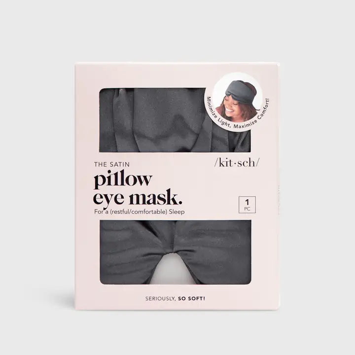 Kitsch - Pillow Eye Mask (Charcoal)
