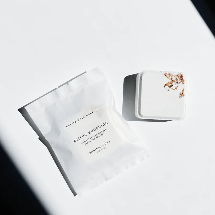 Rustic Shea Soap Company - Menthol Shower Steamers (50g)