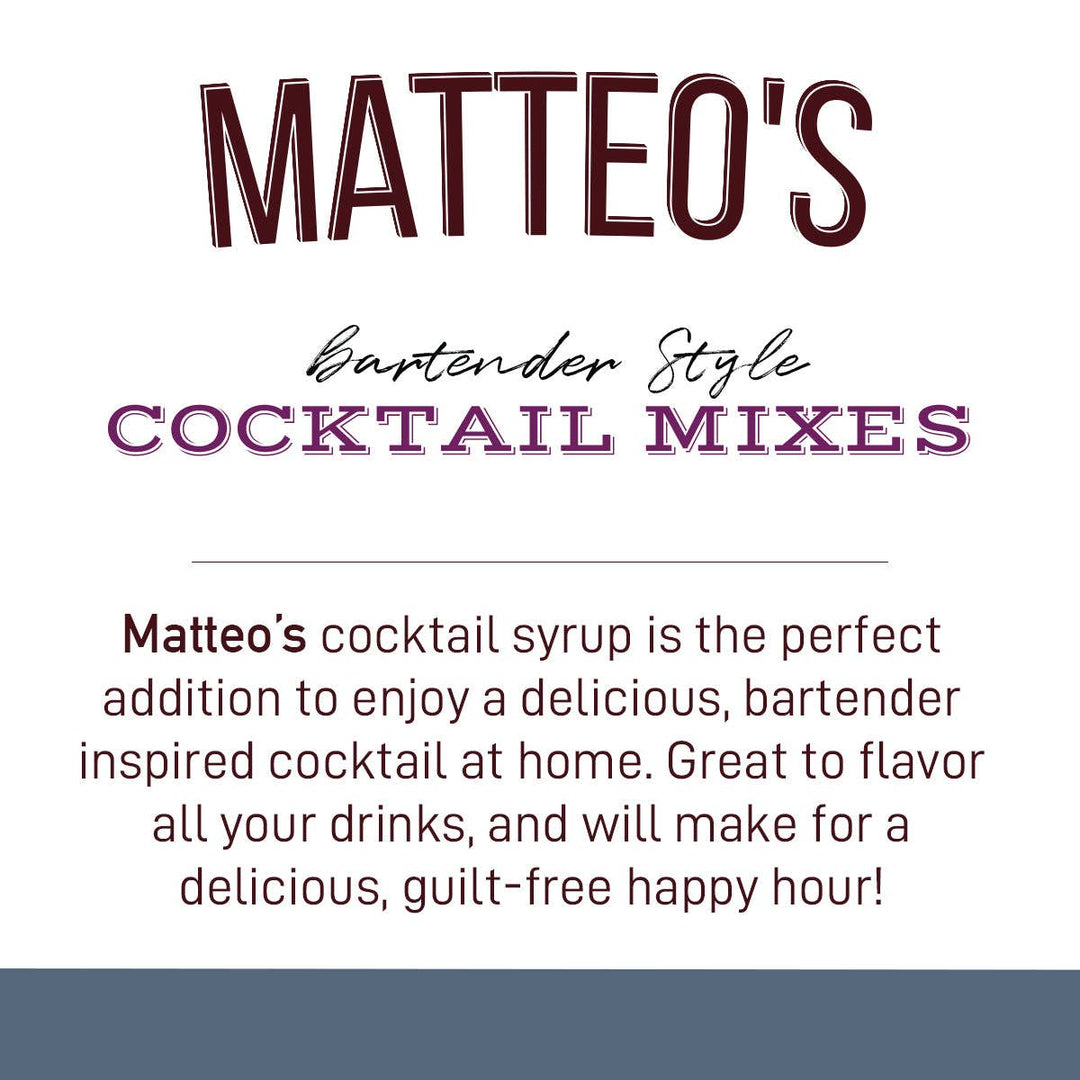 Matteo's - Cocktail Mixes - Simple Syrup
