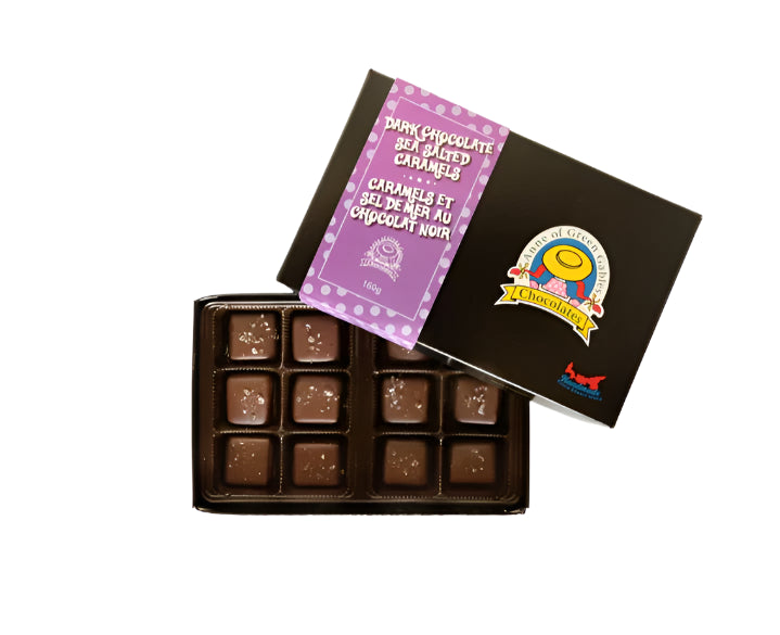 Anne of Green Gables - Boxed Dark Sea Salt Caramels (12pc)
