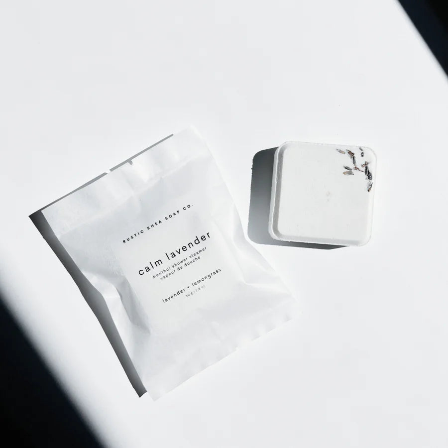 Rustic Shea Soap Company - Menthol Shower Steamers (50g)