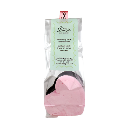 Butter Baked Goods - Strawberry Heart Dipped Marshmallow