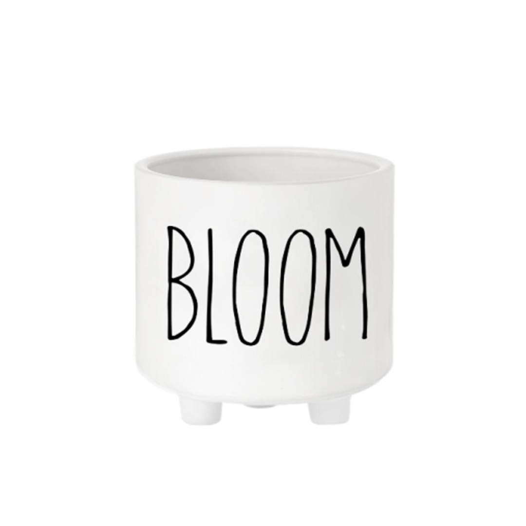 Provisions Market – Farmhouse Modern Ceramic Planter "Bloom"