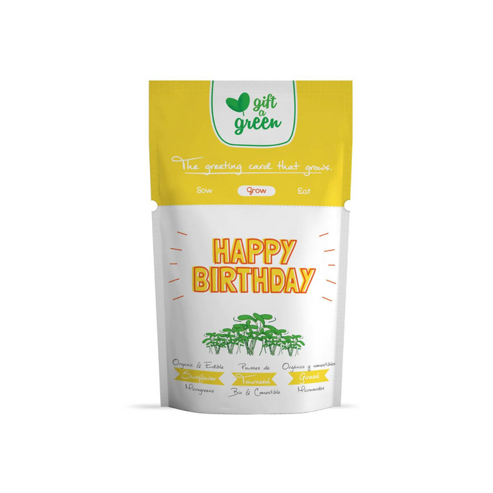 Gift A Green - Micogreen Growing Kit Greeting Cards