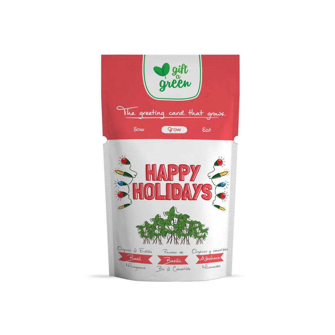 Gift A Green - Micogreen Growing Kit Greeting Cards