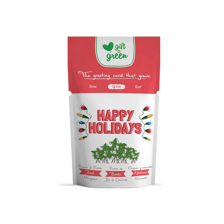Gift A Green - Micogreen Growing Kit Greeting Cards