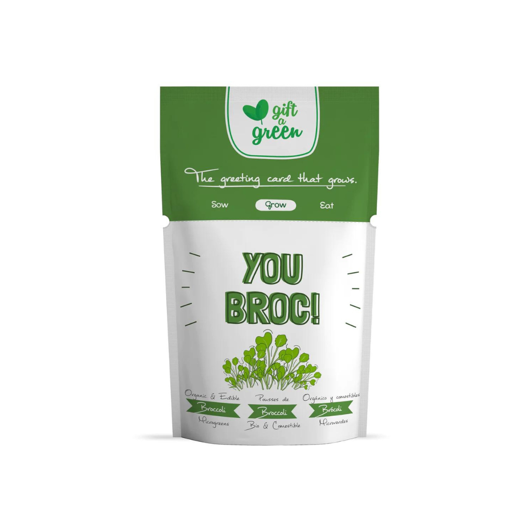 Gift A Green - Micogreen Growing Kit Greeting Cards