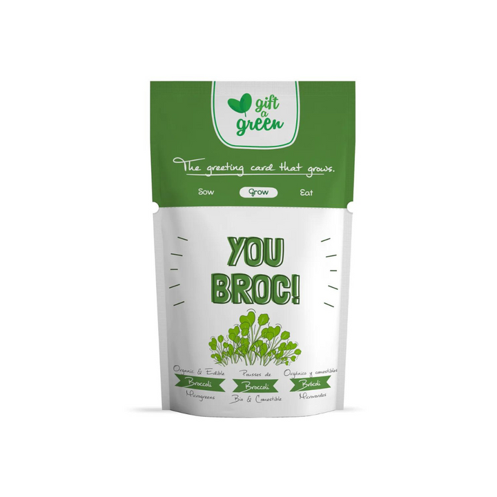 Gift A Green - Micogreen Growing Kit Greeting Cards