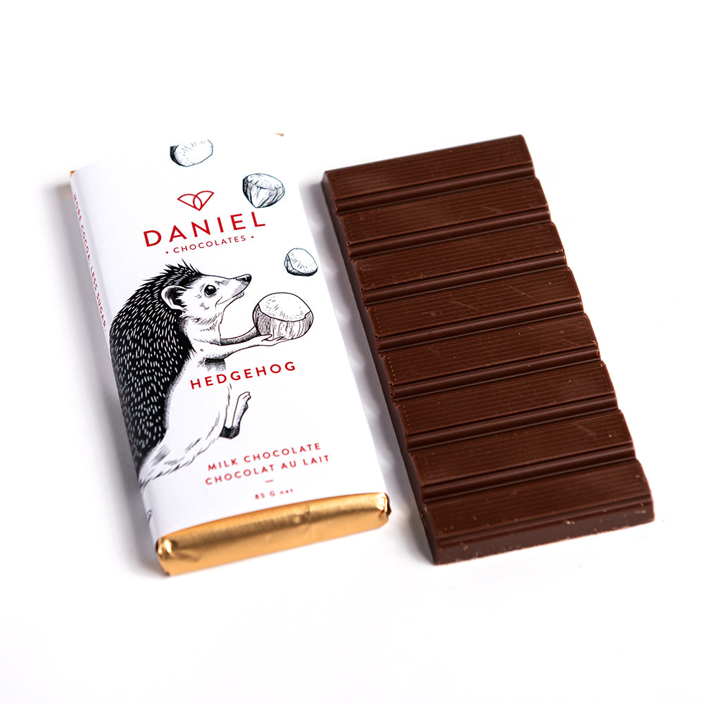 Daniel Chocolates - Hedgehog Milk Chocolate Bar (85g)