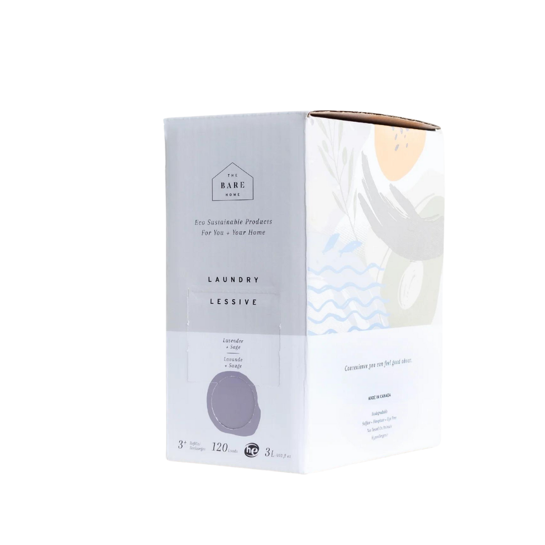 The Bare Home - Lavender + Sage Laundry Detergent (3L Pump Bottle)