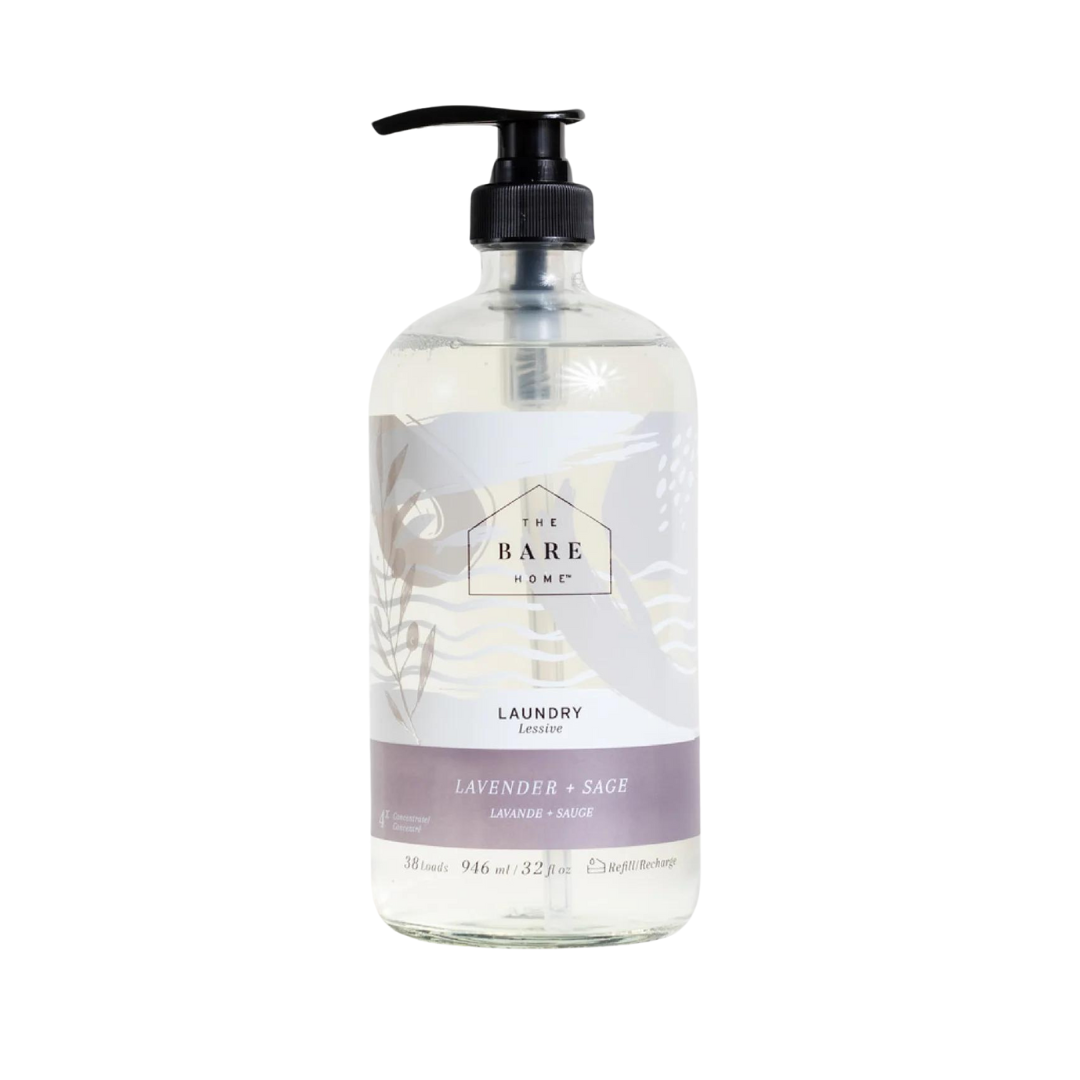The Bare Home - Lavender + Sage Laundry Detergent (3L Pump Bottle)