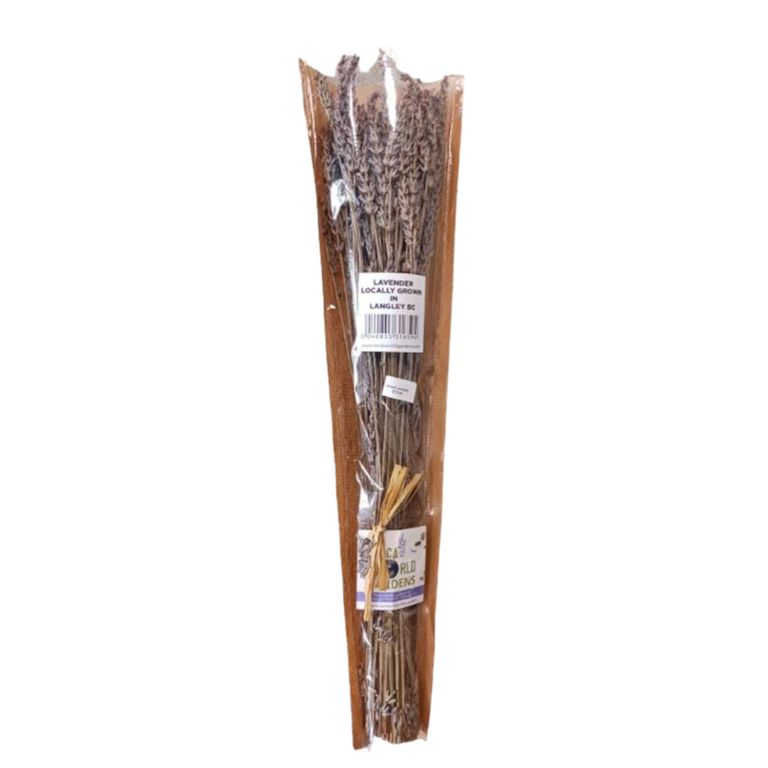 Local World Gardens - Dried Lavender Bunch