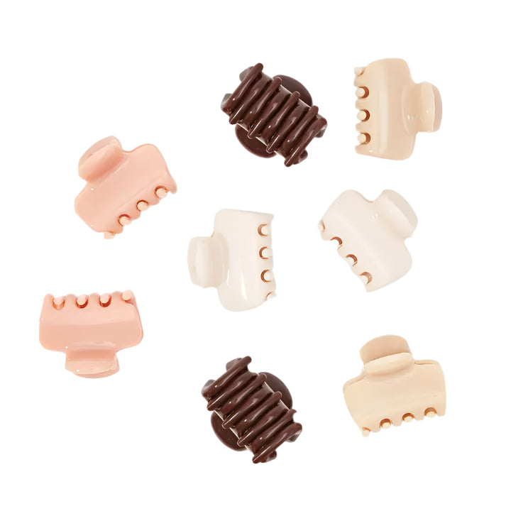Kitsch - Recycled Plastic Mini Cloud Claw Clips (8pc)