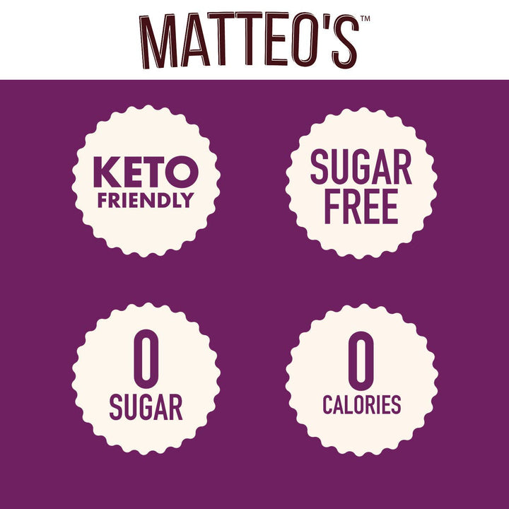 Matteo's - Sugar Free Cocktail Mixes - Lavender