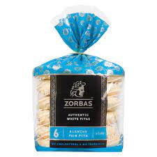 Zorbas - White Pita (6 x 450g)