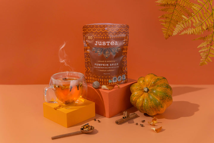 PUMPKIN SPICE Stand-up Pouch -Organic, Fair-Trade, Black Tea