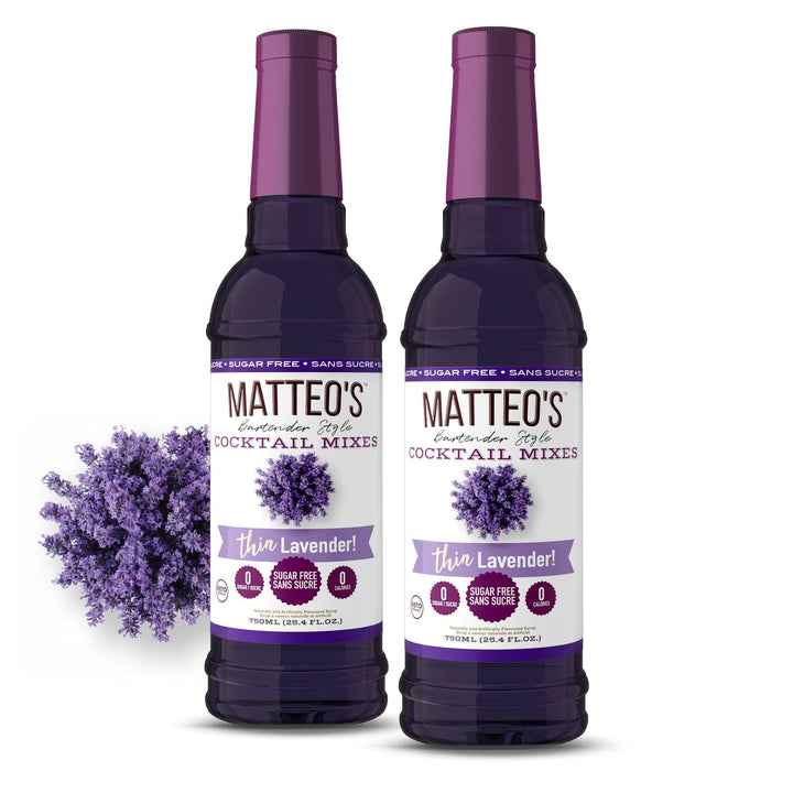 Matteo's - Sugar Free Cocktail Mixes - Lavender