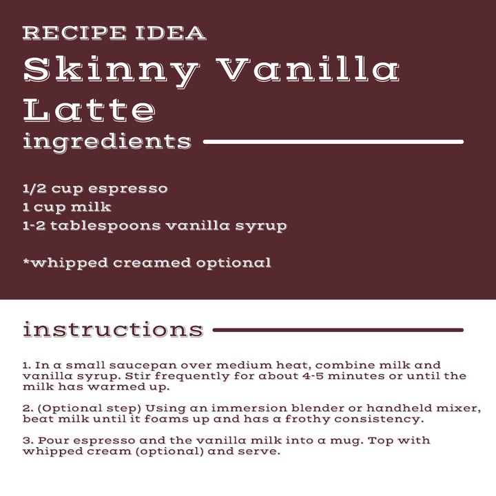 Matteo's - Sugar Free Coffee Syrup - Vanilla