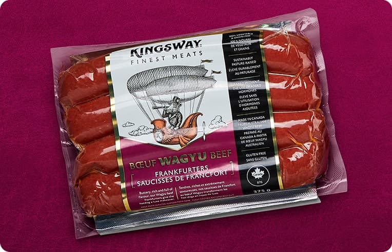 Kingsway Finest Meats - Beef Wagyu Frankfurter's (375g)