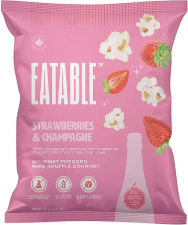 Eatable - Strawberries & Champagne Popcorn (35g)
