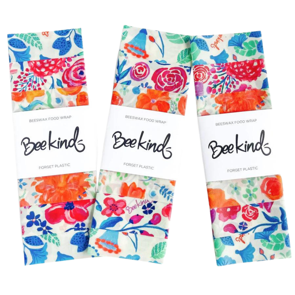 Bee Kind - Beeswax Food Wraps (Variety 3-Pack)