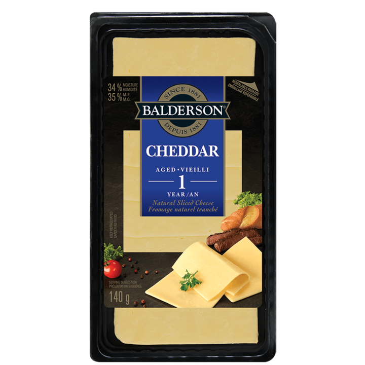 Balderson - Sliced Cheese (140g)