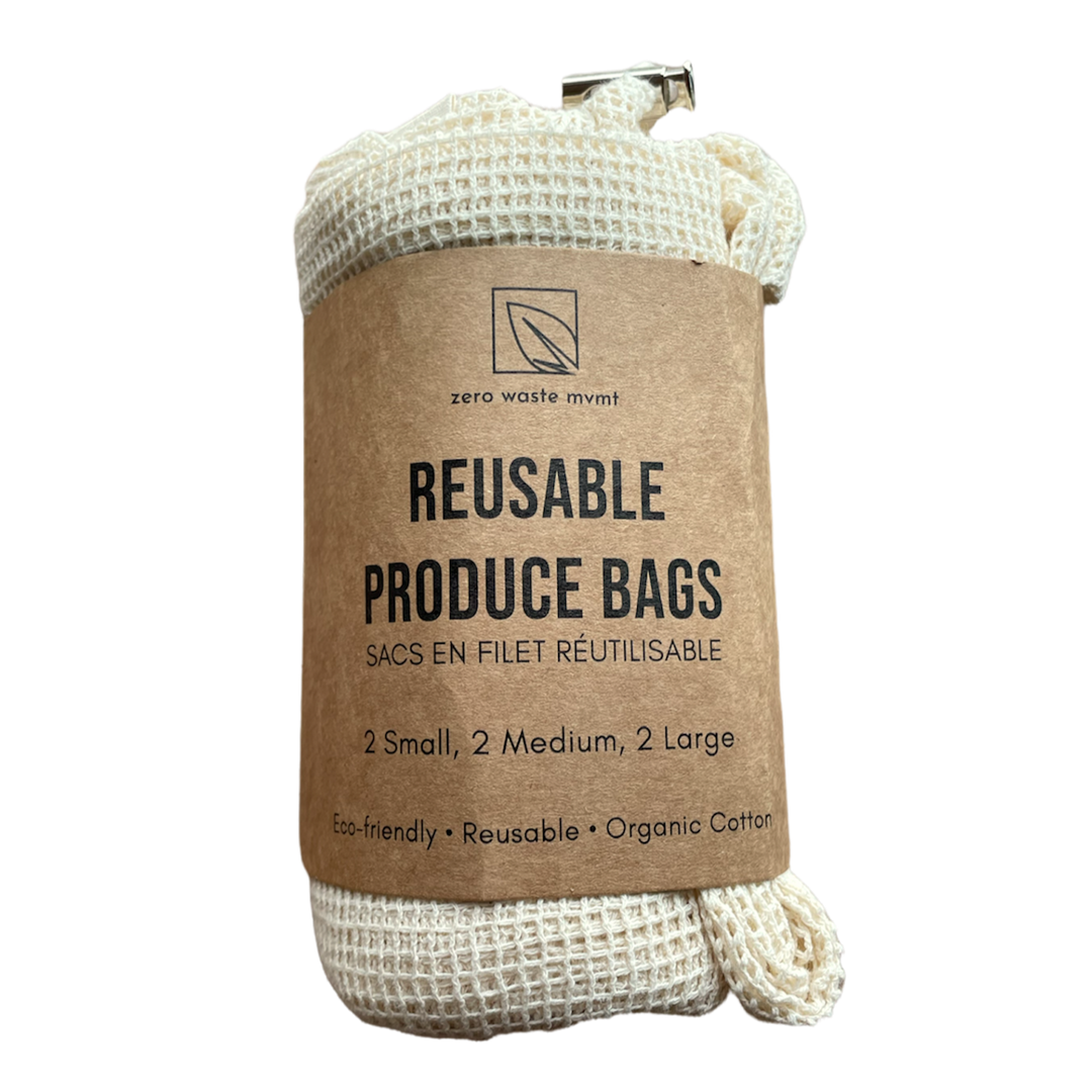 Zero Waste MVMT - Organic Mesh Produce Bag