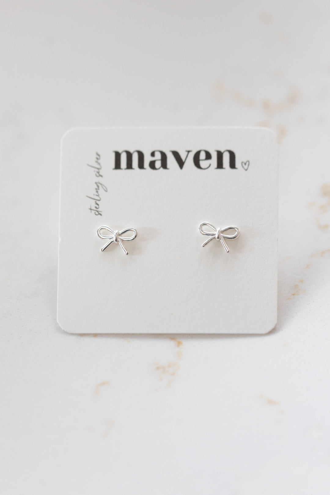 Maven - 'Bow' Stud Earrings