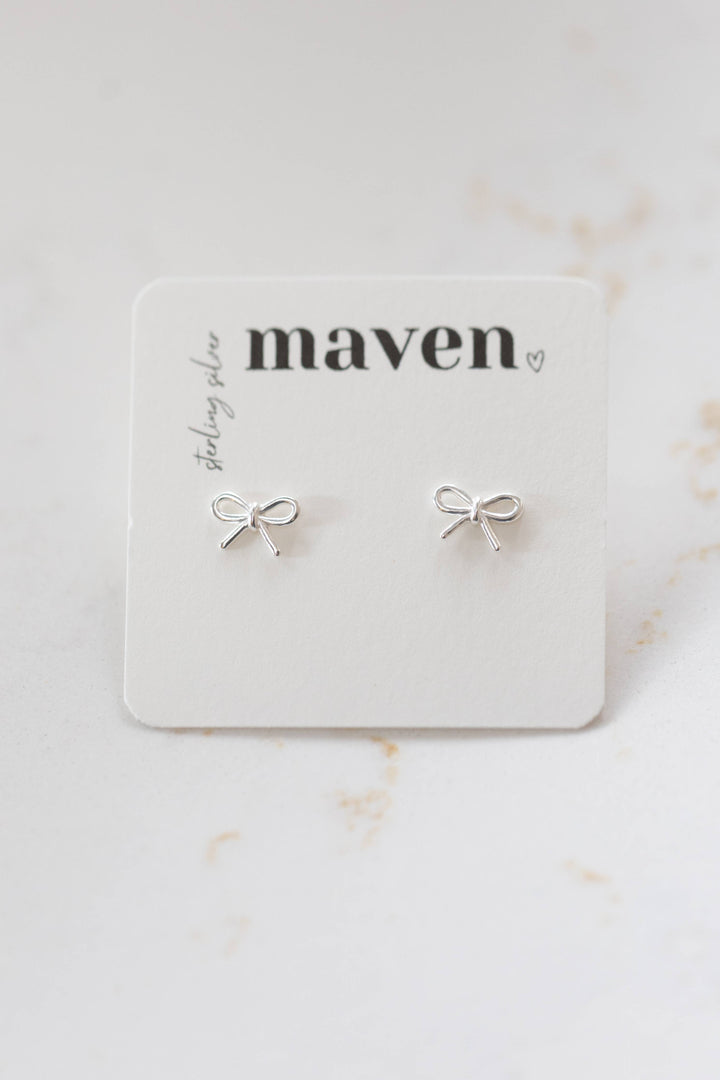 Maven - 'Bow' Stud Earrings