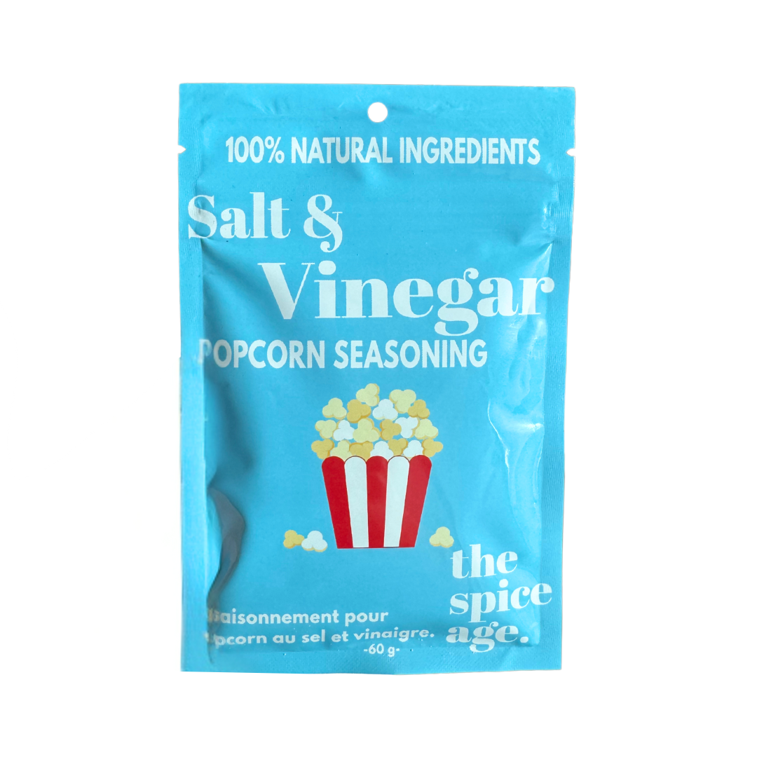The Spice Age - Salt & Vinegar Popcorn Seasoning (All Natural Ingredients)
