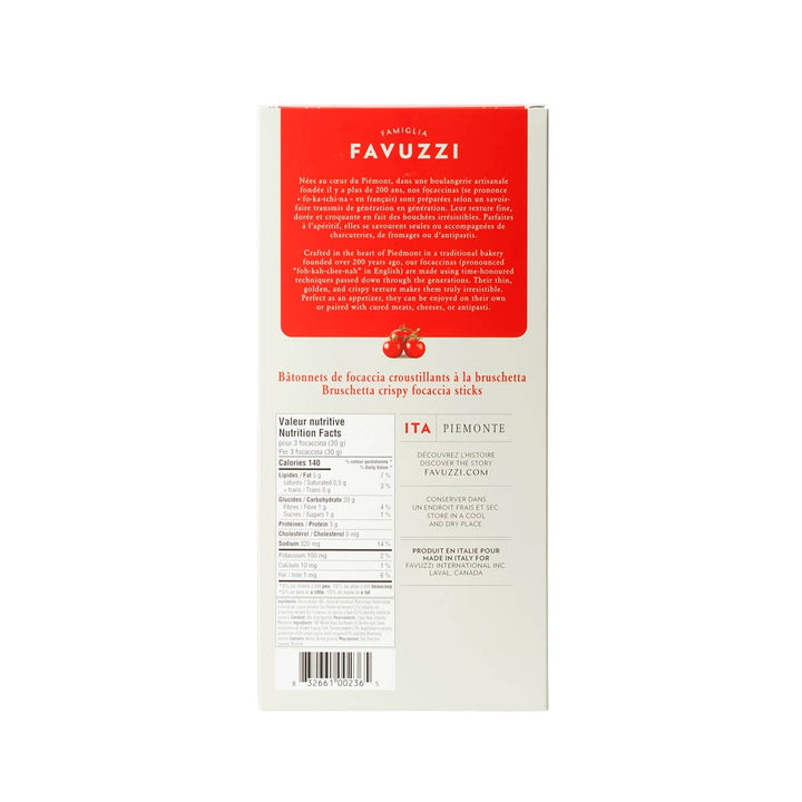 Favuzzi - Bruschetta crispy focaccia sticks