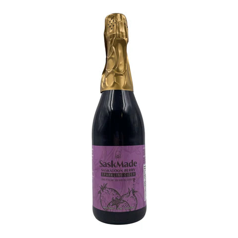 SaskMade Saskatoon Berry Sparkling Cider