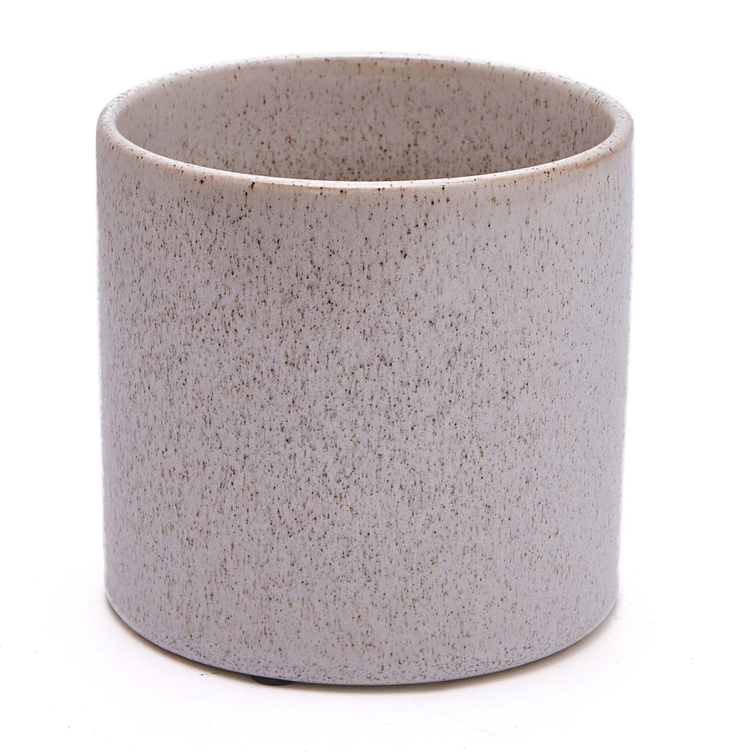 Planter - Olessia Ceramic Cylinder Vase Speckled (2.5″)