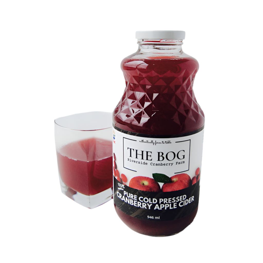 The Bog - Pure Cold Pressed Cranberry Apple Cider (946ml)