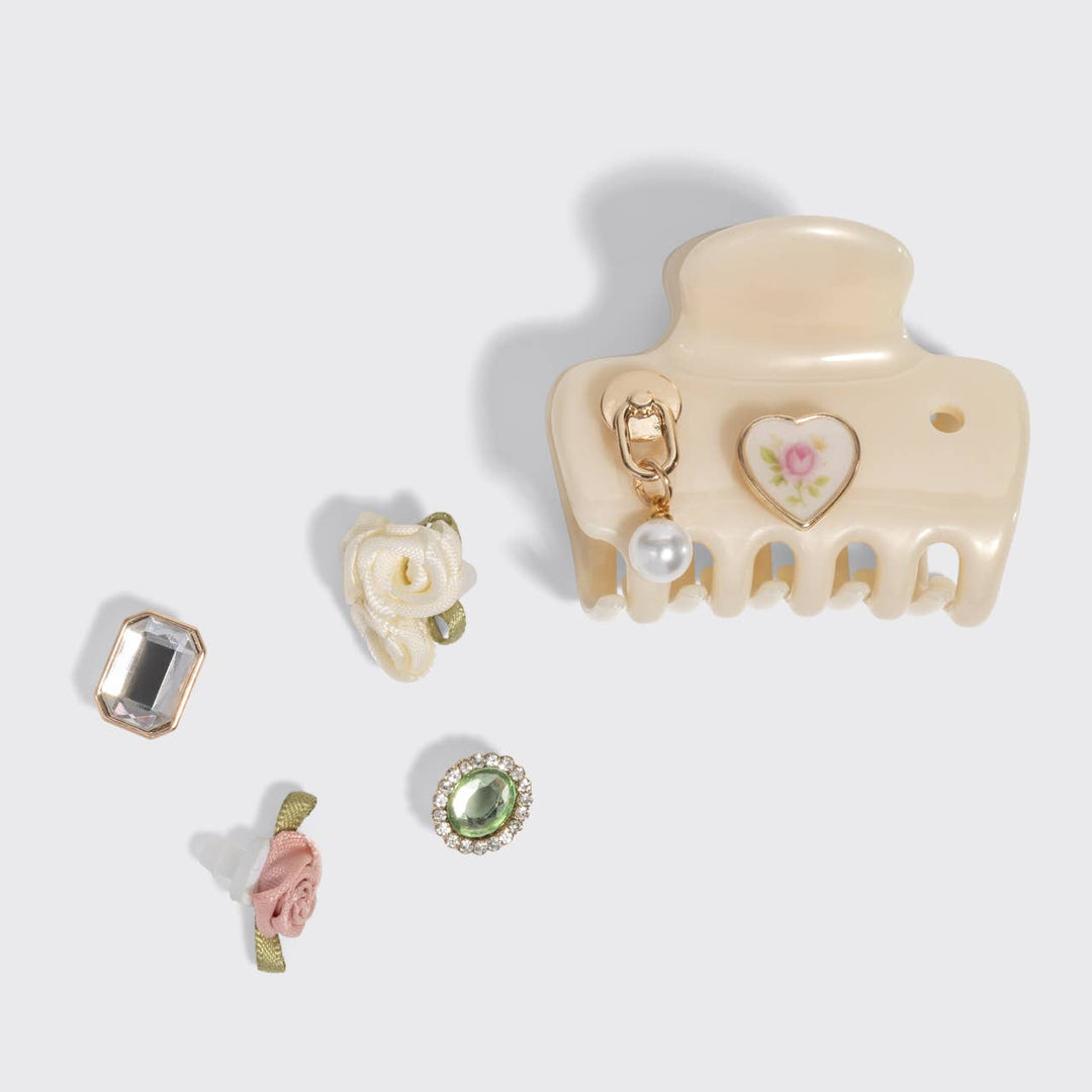 Kitsch - Pop™️ Cloud Clip 7pc Set Vintage - Pearlized Cream
