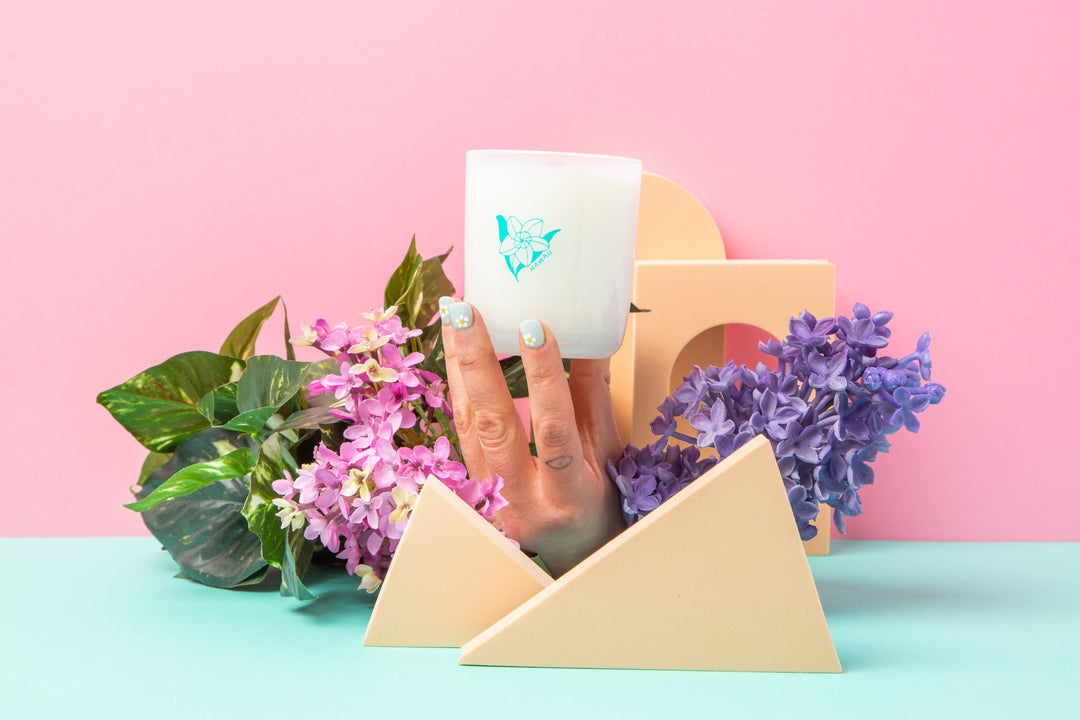 Milk Jar Candle Co. - Hawaii - Plumeria & Lilac Coconut Soy 8oz Candle