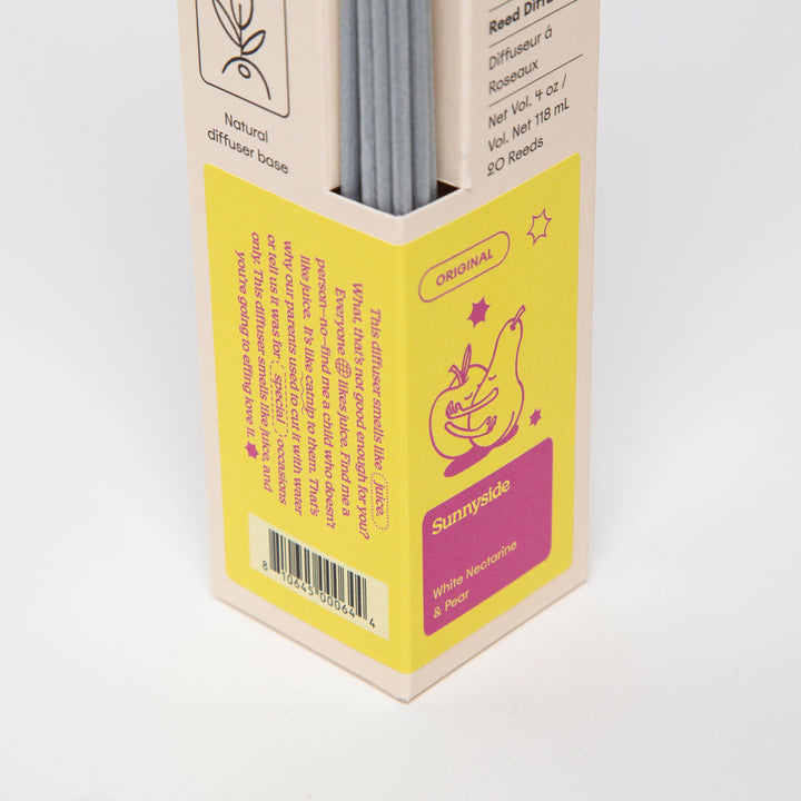 Milk Jar Candle Co. - Sunnyside - Pear & Nectarine 4oz Reed Diffuser