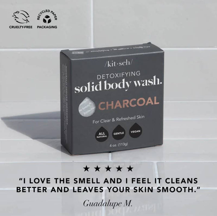 Kitsch - Charcoal Detoxifying Solid Body Wash